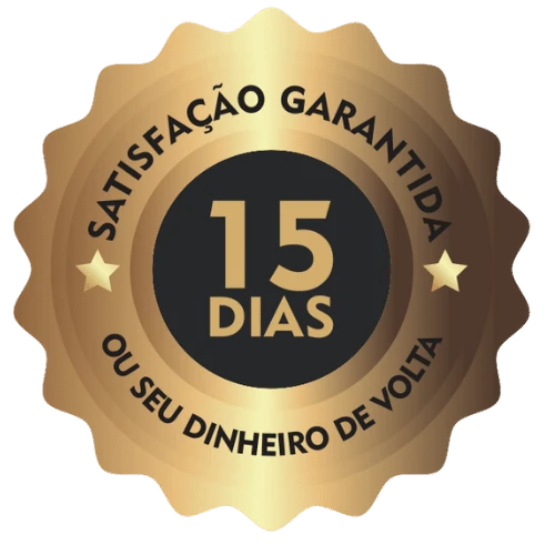 Selo de 15 dias de garantia incondicional